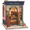 imageCUTEBEE Book Nook Kit  DIY Miniature House Dollhouse Kit for Adults and Teens Booknook Tiny House Ice Cream Shop Bookshelf Decor 3D Wooden Puzzle Gifts for Family Friends Bellas Ice CreamJacks Bookery