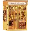 imageCUTEBEE Book Nook Kit  DIY Miniature House Dollhouse Kit for Adults and Teens Booknook Tiny House Ice Cream Shop Bookshelf Decor 3D Wooden Puzzle Gifts for Family Friends Bellas Ice CreamCooking Bookstore