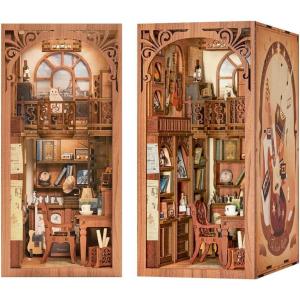 CUTEBEE Book Nook Kit – DIY Miniature House Dollhouse Kit for Adults and Teens, Booknook Tiny Japanese House Bookshelf Decor 3D Wooden Puzzle, Gifts for Family, Friends (Morita-Ya)(The Secret Rhythm)