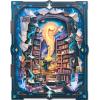 image:imageChristmas Decorations 3D Xmas Decor Framed with SnowmanReindeerXmas TreeSanta ClausChristmas Sign for House Indoor 9quotx10quotBlue