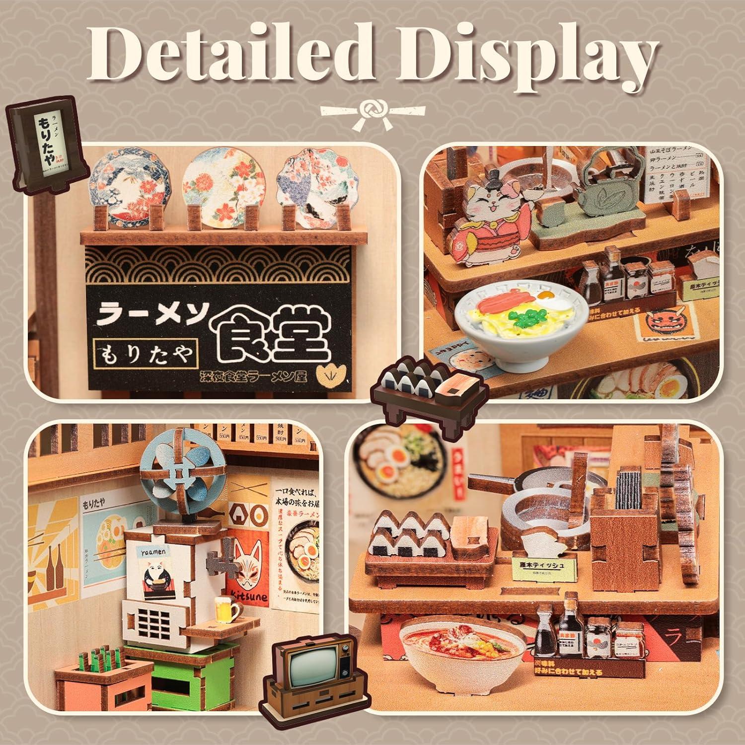 image:imageCUTEBEE Book Nook Kit DIY Miniature House Kits for Adult and Teens Dollhouse Mini Booknook Music House Bookshelf DIY Craft Gifts for Family and FriendsMemories Music BookshopMoritaYa