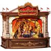 image:imageCUTEBEE 3D Wooden Puzzles Music Box  DIY Theater Model Kit with LED Light 413 Pcs Rotating Miniature House Kit for Adults Home Bookshelf Decor Birthday Valentines Day Gifts Animal Carnival