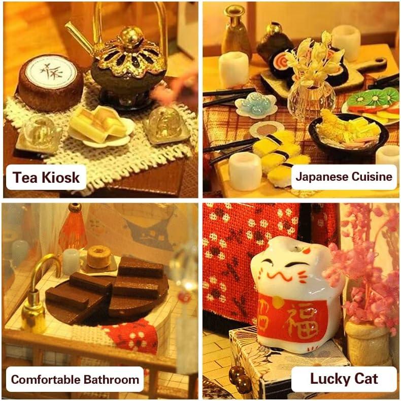 image:imageCUTEBEE Book Nook Kit DIY Dollhouse Miniature House Kit for Adults Teens Booknook Tiny House Library Model Build Bookshelf Decor Gifts for Family Friends