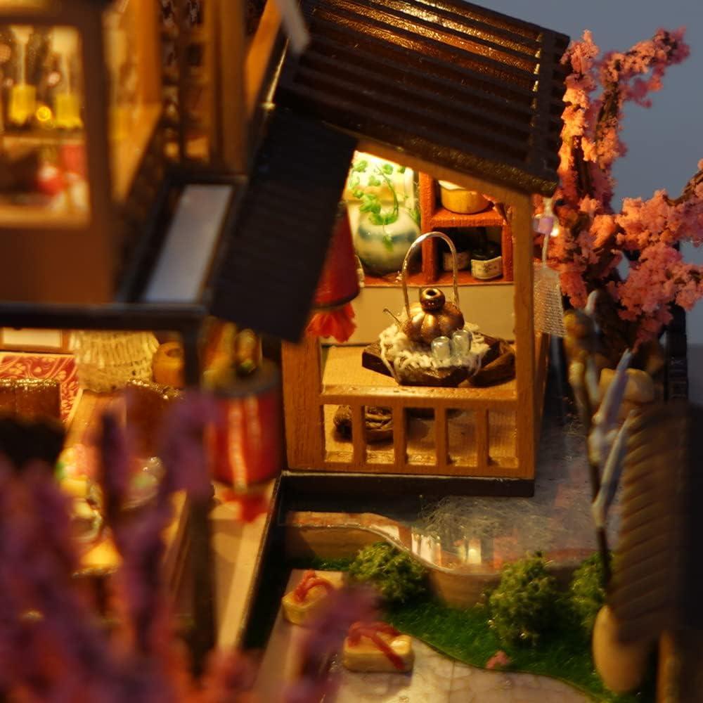 image:imageCUTEBEE Book Nook Kit DIY Dollhouse Miniature House Kit for Adults Teens Booknook Tiny House Library Model Build Bookshelf Decor Gifts for Family Friends