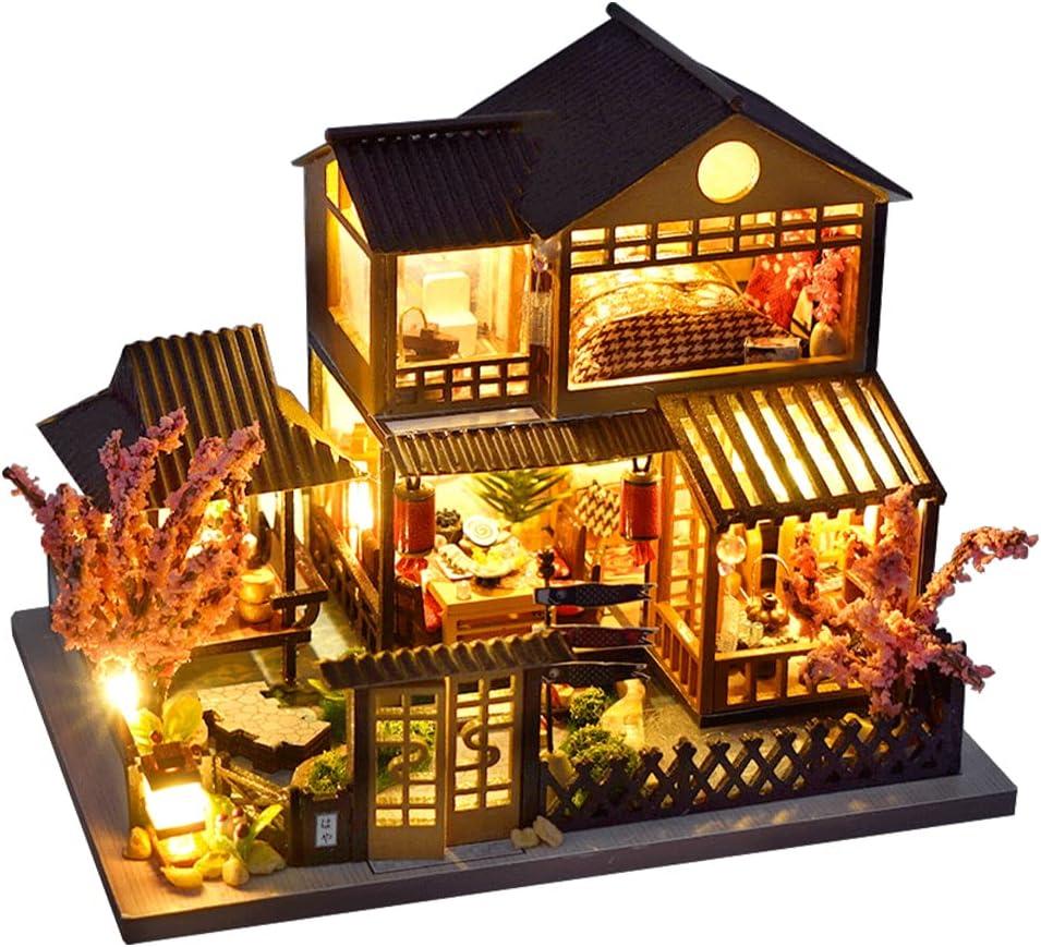 image:imageCUTEBEE DIY Miniature House Kit DIY Dollhouse Tiny House Mini Home Model Building Rose Garden Unique Gift Kit Creative Party Favor Birthday Gift