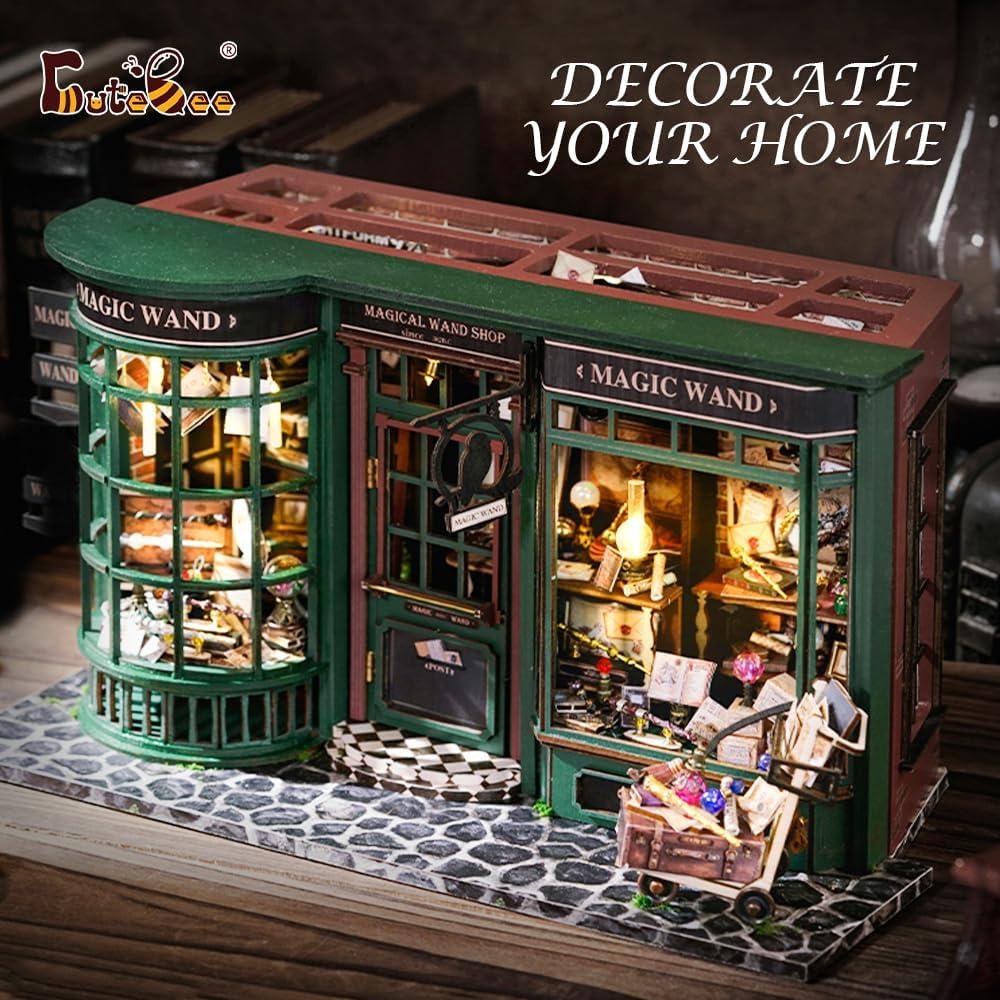 image:imageCUTEBEE DIY Miniature House Kit Dollhouse Tiny House Mini Home Model Building Rose Garden Gift Kit Creative Party Favor Birthday Gift Idea
