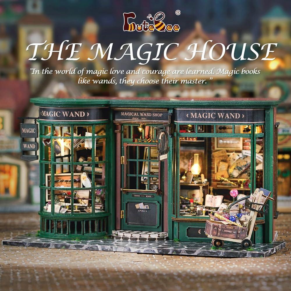 image:imageCUTEBEE DIY Miniature House Kit Dollhouse Tiny House Mini Home Model Building Rose Garden Gift Kit Creative Party Favor Birthday Gift Idea