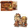 image:imageCUTEBEE 3D Wooden Puzzles for Adults  Bread Factory Bakery Wooden Mechanical Model DIY Building Kit with Music and Lights Bookshelf Decor 576pcs DIY Craft Gifts for Adults