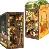 image:imageCUTEBEE DIY Book Nook Kit DIY Dollhouse Booknook Kit Bookshelf Insert Decor Alley Bookends Model BuildCreativity Kit with LED LightMagic Pharmacist Moles Apartment