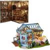image:imageCUTEBEE DIY Miniature House Kit Dollhouse Book Nook Kit Tiny House Mini Home Bookshelf Decor Model Building Rose Garden Party Favor Gift Creative Room for Birthday Gift Idea