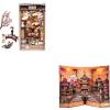 image:imageCUTEBEE Book Nook Kit  DIY Miniature House Dollhouse for Adults Japanese Kyoto Winter Street Scene Bookshelf Decor 3D Wooden Puzzle Model Kit Diorama Bookish Gifts