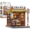 image:imageCUTEBEE Book Nook Kit  DIY Miniature House Japanese Kyoto Bookstore Dollhouse Booknook for Adults Tiny House Bookshelf Decor 3D Wooden Puzzle Gifts Antique Bookery of Kyoto  333 Pieces